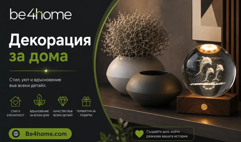 Декорация и аксесоари за дома | be4home.com