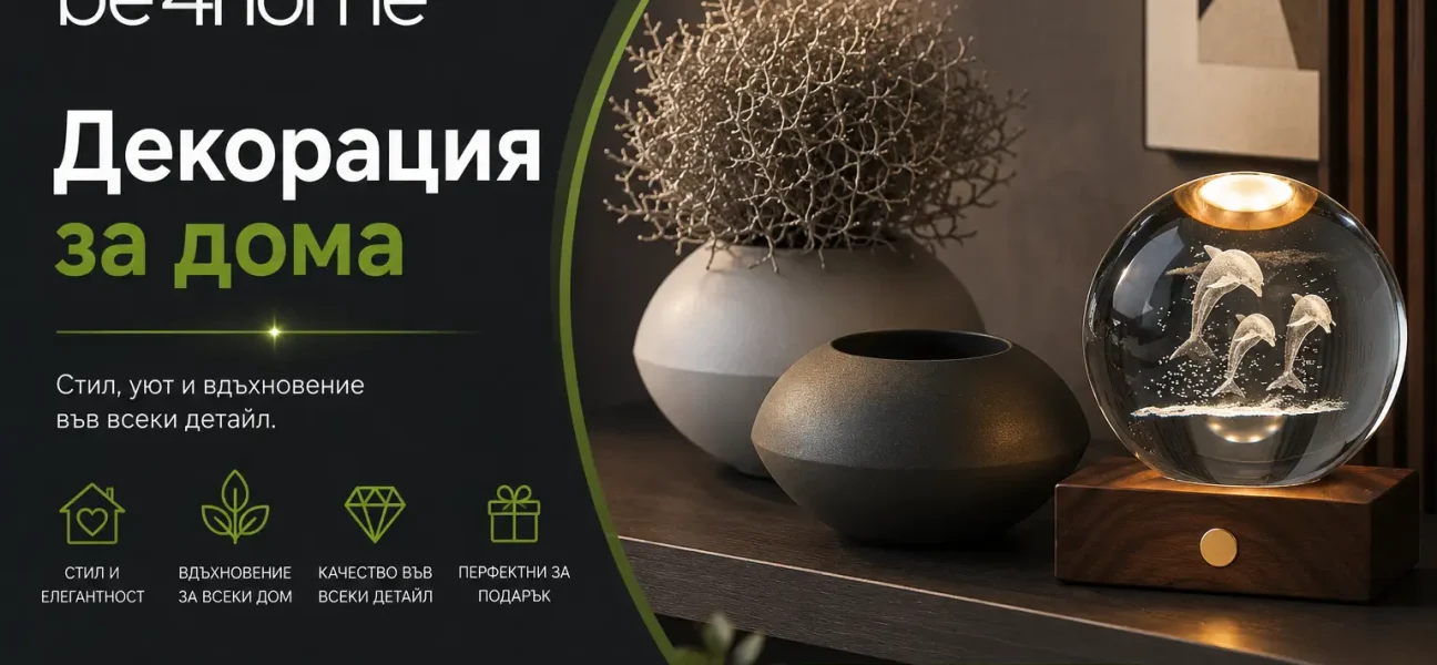 Декорация и аксесоари за дома | be4home.com