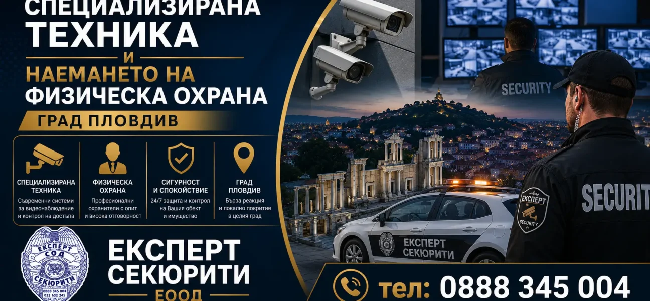специализирана техника и наемането на физическа охрана | expertsecurity.bg